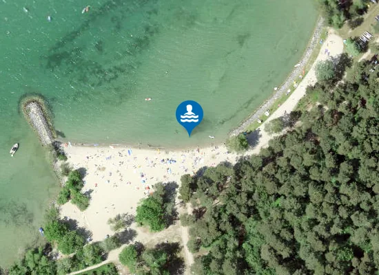 Satellite image of Plage du VD8