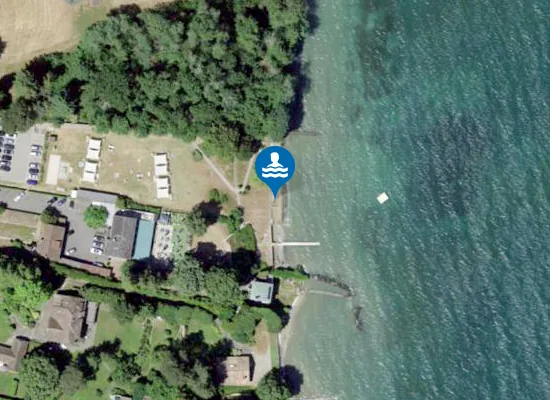 Satellite image of Plage de la Falaise