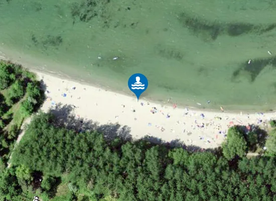 Satellite image of Plage des Pins