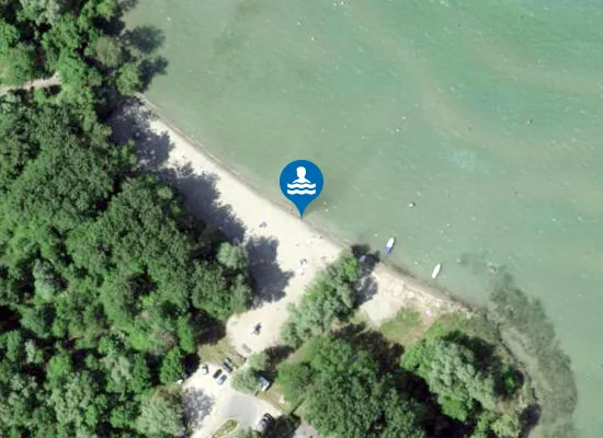 Satellite image of Plage du Refuge