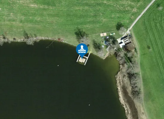 Satellite image of Seebad Hüttenersee