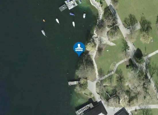 Satellite image of Zürichhorn