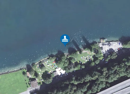 Satellite image of Rütenen
