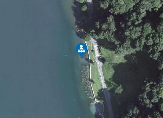 Satellite image of Freibad