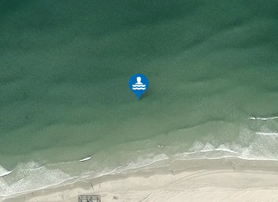 Satellite image of NORDSEESTRAND WEISSE DUENE NORDERNEY