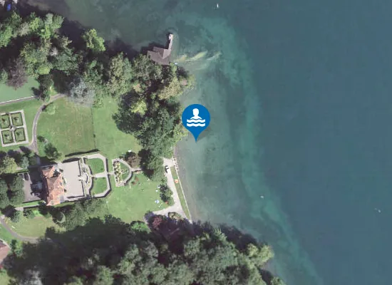 Satellite image of Badeplatz Villa Krämerstein