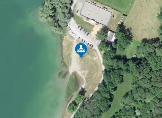Satellite image of Plage de la Roche