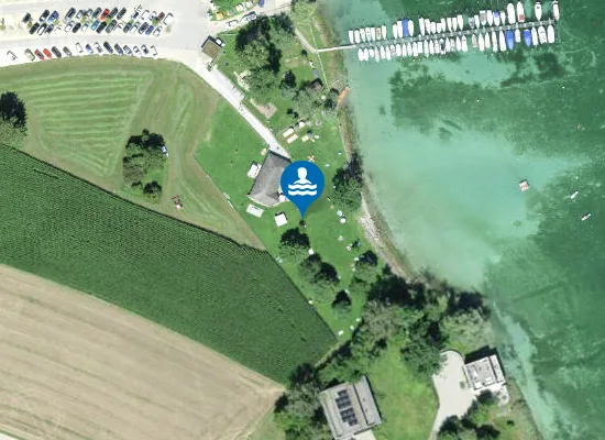 Satellite image of Strandbad Eschenz Buebebadi