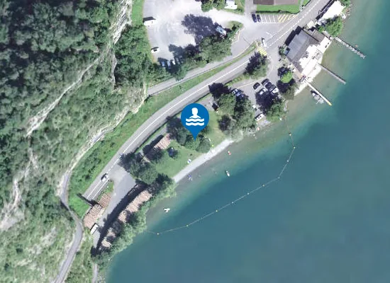 Satellite image of Strandbad Isleten