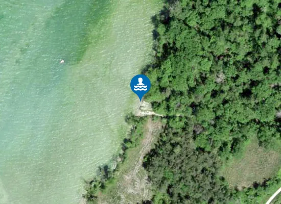Satellite image of Plage d'Autavaux