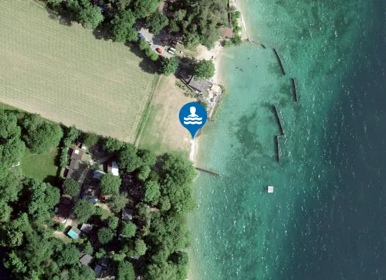 Satellite image of Plage de Boudry
