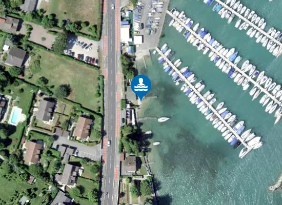 Satellite image of Plage de Founex