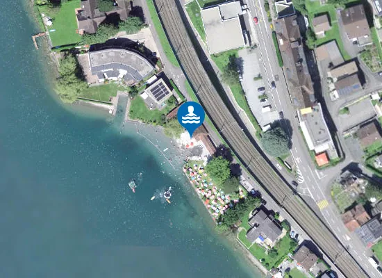 Satellite image of Strandbad Flüelen