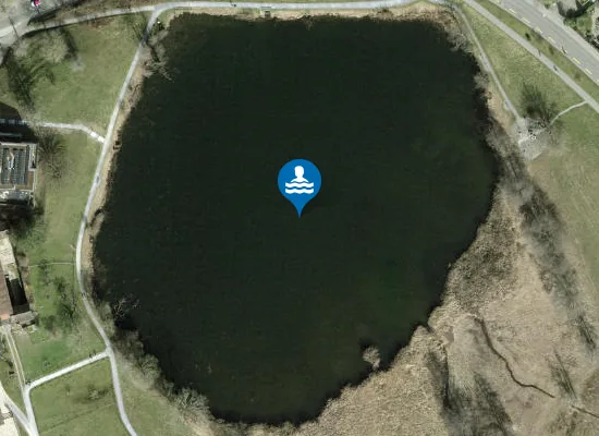 Satellite image of Gattiker Weiher