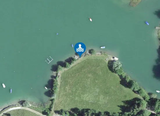 Satellite image of Plage de Corbières