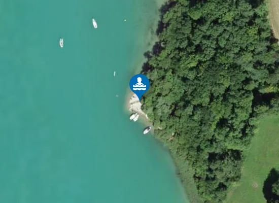 Satellite image of Pirateninsel