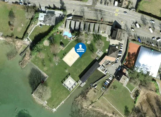 Satellite image of Strandbad Sonnenfeld