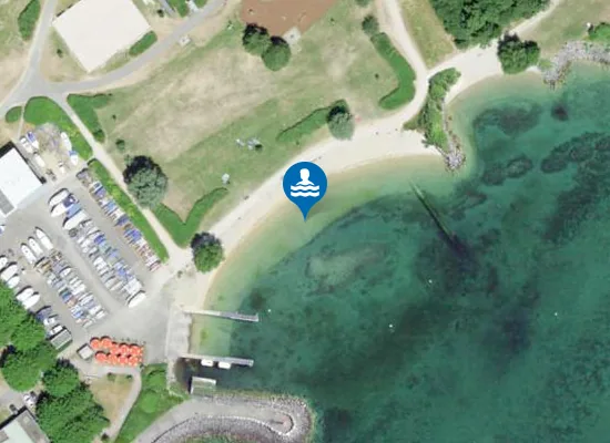 Satellite image of Plage Hauterive