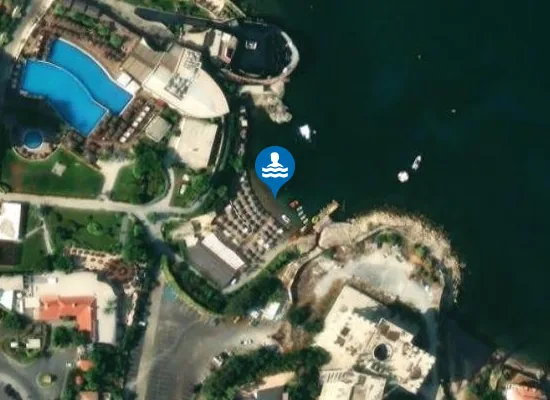 Satellite image of Bella Marin Beach