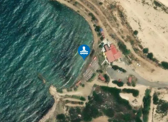 Satellite image of Diana Beach