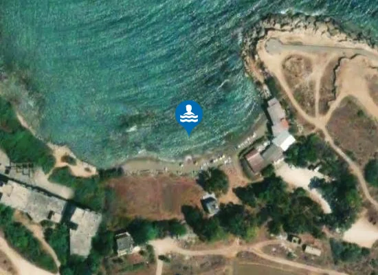 Satellite image of Sardunya Beach