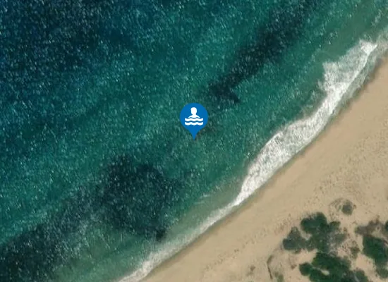 Satellite image of Lara Beach