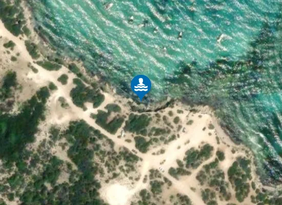 Satellite image of Blue Lagoon