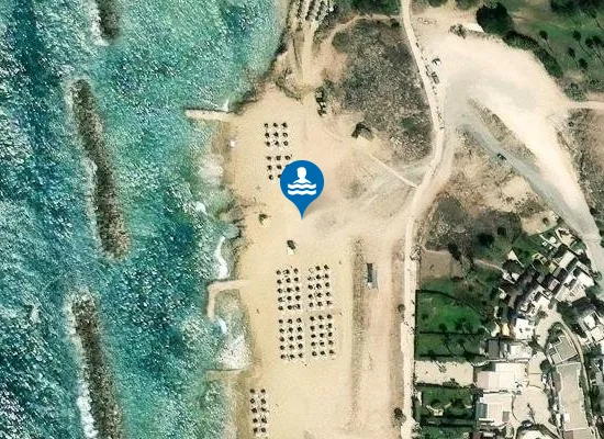 Satellite image of Alki Beach
