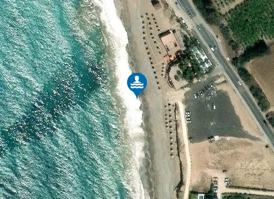 Satellite image of Blue Coral