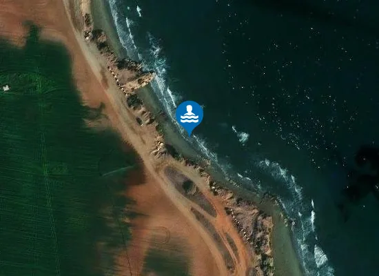 Satellite image of Dog Beach
