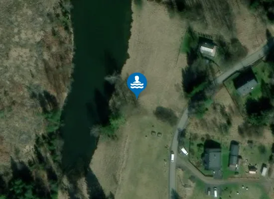 Satellite image of Pláž Kyjovská přehrada