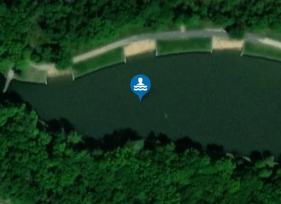Satellite image of Vrabčí hájek-horní