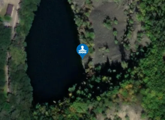 Satellite image of Pláž Přední skála