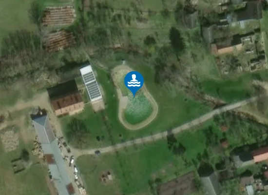 Satellite image of Biotop Dvůr Honětice