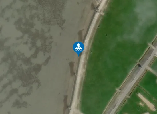 Satellite image of KUESTENBADEORT DORUM NEUFELD VORM WELLENBAD