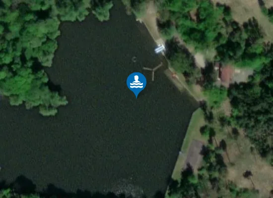 Satellite image of přírodní koupaliště Hrotovice