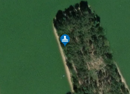 Satellite image of Nudistická pláž, FKK