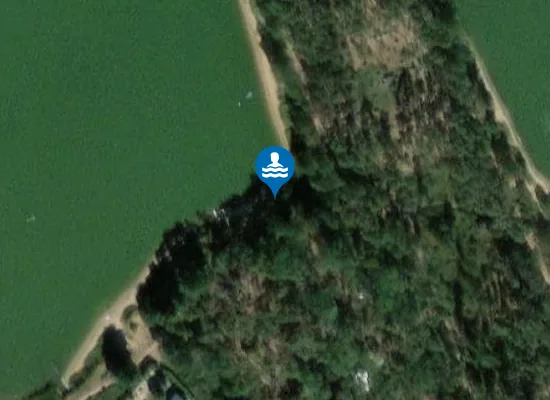 Satellite image of Psí pláž