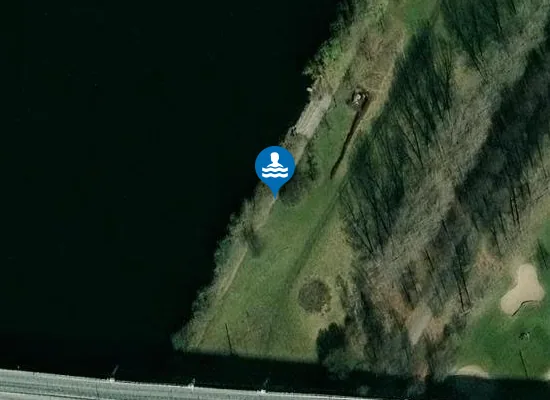 Satellite image of Nudistická pláž Braník