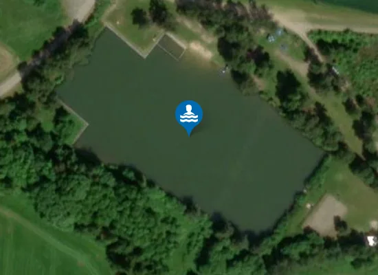 Satellite image of Koupaliště Sázava