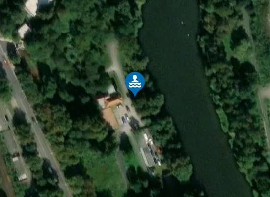 Satellite image of Městská plovárna Plzeň