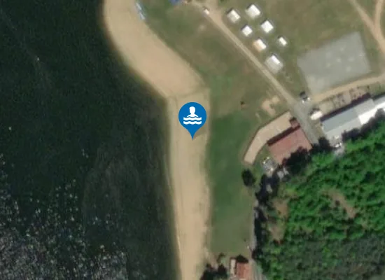 Satellite image of Pláž Dalešice - Wilsonka