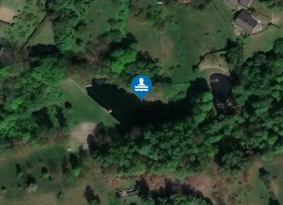 Satellite image of Kateřinsko-Radčické koupaliště
