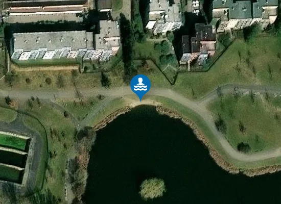 Satellite image of Písčitá plážička