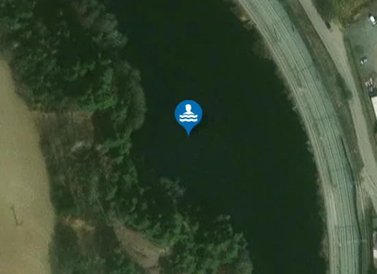 Satellite image of Zatopený lom Blansko