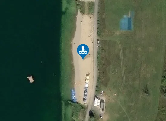 Satellite image of Pláž Trmice