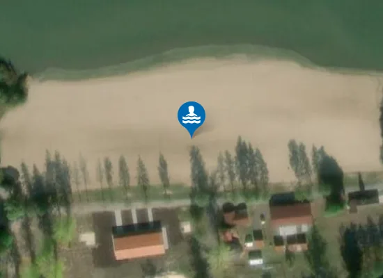Satellite image of Hlavní pláž