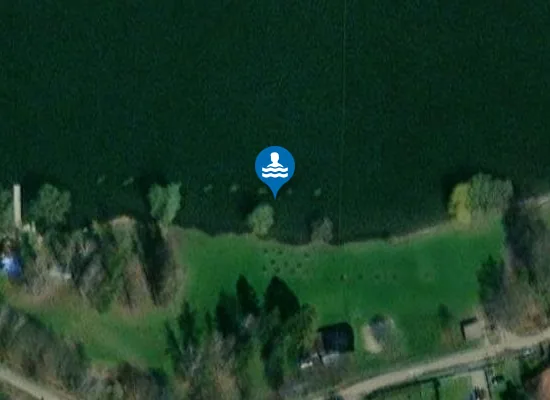 Satellite image of Pláž u vrbiček