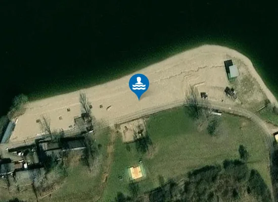 Satellite image of Hostivařská přehrada