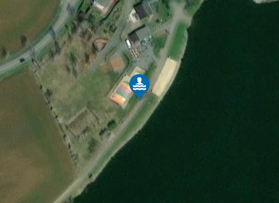 Satellite image of Pláž u Lázničků